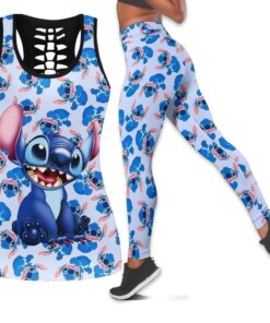 Stitch Tank Top and Leggings Funny Stitch Leggings Womens