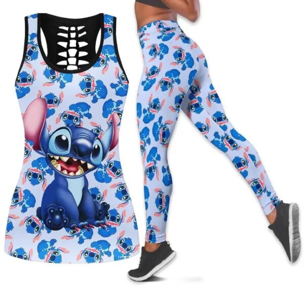 Stitch Tank Top and Leggings Funny Stitch Leggings Womens