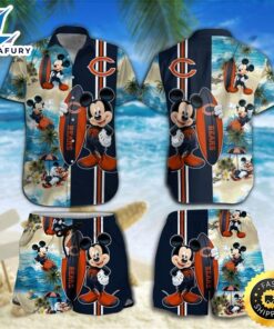 Chicago Bears Mickey Mouse Hawaiian…