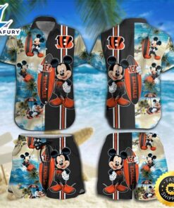 Cincinnati Bengals Mickey Mouse Hawaiian…