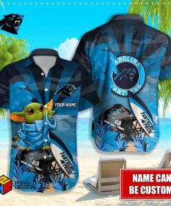 Custom Name Carolina Panthers NFL…