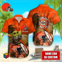 Custom Name Cleveland Browns NFL…