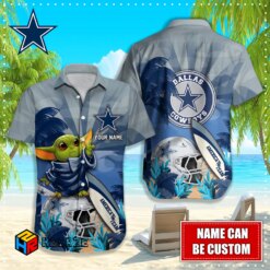 Custom Name Dallas Cowboys NFL…