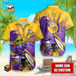 Custom Name Minnesota Vikings NFL…