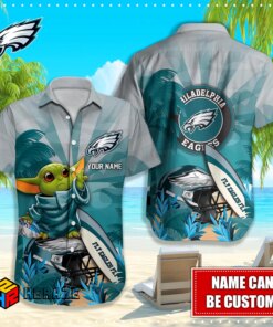 Custom Name Philadelphia Eagles NFL…