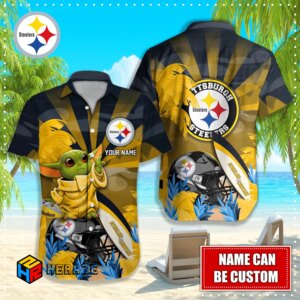 Custom Name Pittsburgh Steelers NFL…