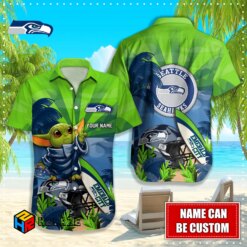 Custom Name Seattle Seahawks NFL…