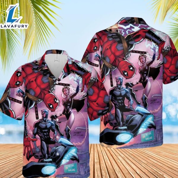 Deadpool Marvel Comics Hawaiian Shirt