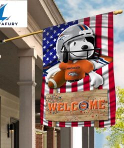 Denver Broncos Snoopy Peanuts Welcome…