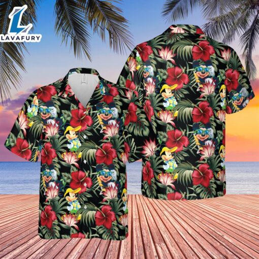 Disney Summer Beach Mickey Mouse Tropical Disney Hawaiian Shirt