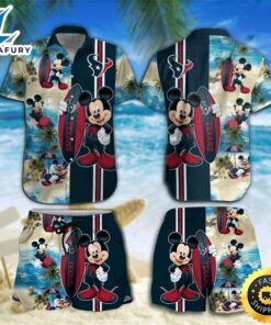 Houston Texans Mickey Mouse Hawaiian…