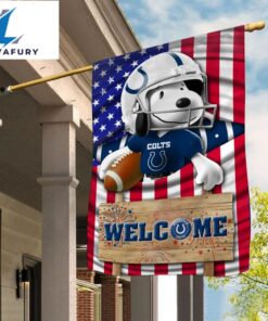Indianapolis Colts Snoopy Peanuts Welcome…