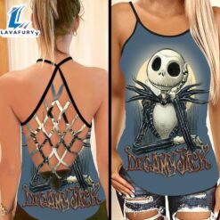 Jack Skellington Criss-Cross Tank Top…