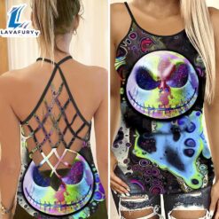 Jack Skellington Criss-Cross Tank Top3D