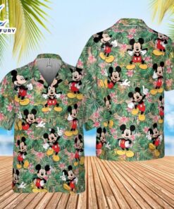 Mickey Mouse Hawaiian Shirt Vintage…