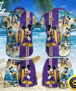 Minnesota Vikings Mickey Mouse Hawaiian…