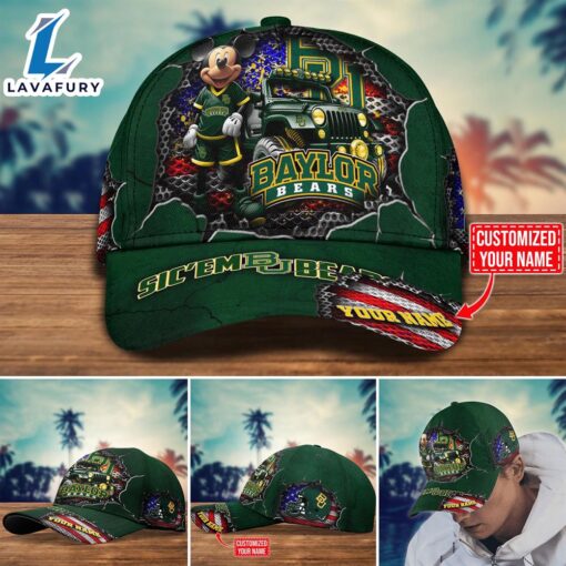 NCAA Mickey Mouse Baylor Bears Trending Customize Cap New Arrival