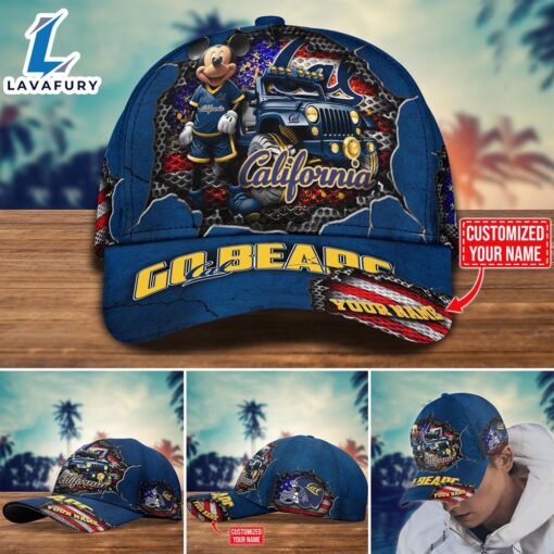 NCAA Mickey Mouse California Golden Bears Trending Customize Cap New Arrival