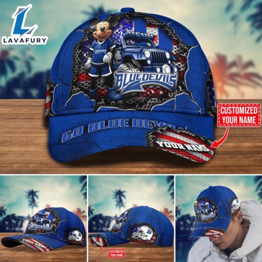 NCAA Mickey Mouse Duke Blue Devils Trending Customize Cap New Arrival