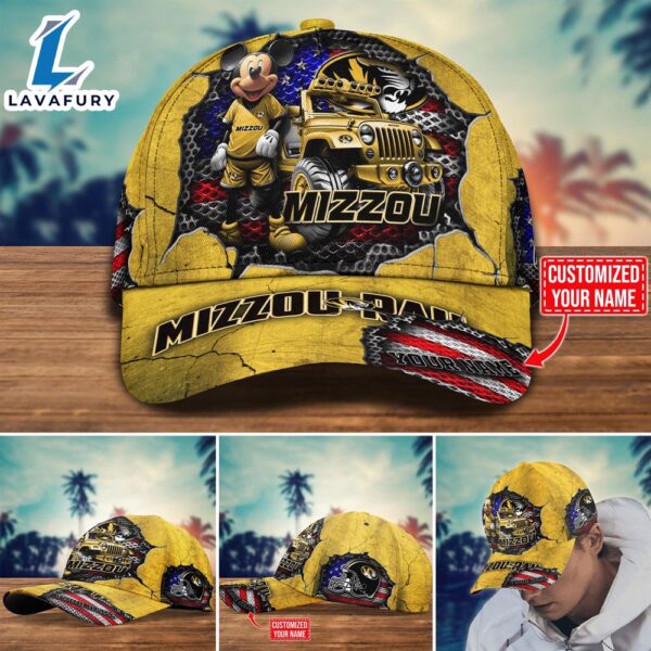 NCAA Mickey Mouse Missouri Tigers Trending Customize Cap New Arrival