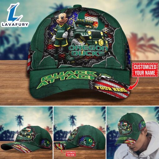 NCAA Mickey Mouse Oregon Ducks Trending Customize Cap New Arrival