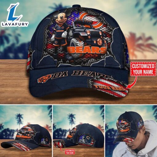 NFL Mickey Mouse Chicago Bears Trending Customize Cap New Arrival