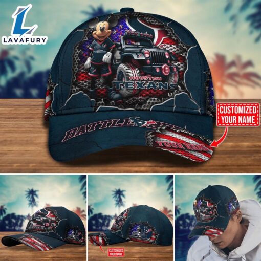 NFL Mickey Mouse Houston Texans Trending Customize Cap New Arrival