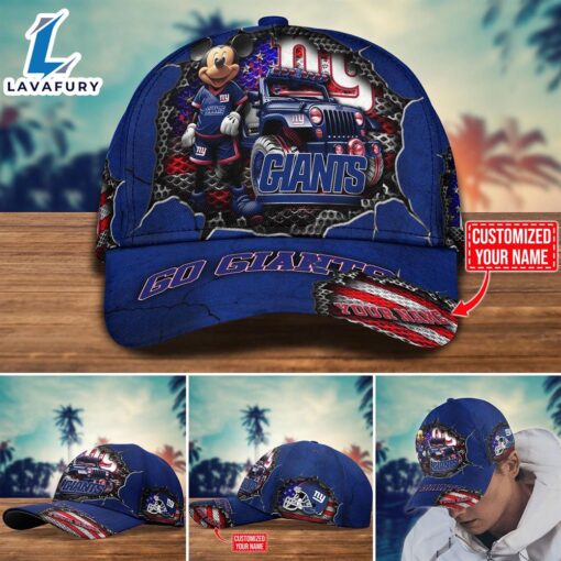 NFL Mickey Mouse New York Giants Trending Customize Cap New Arrival