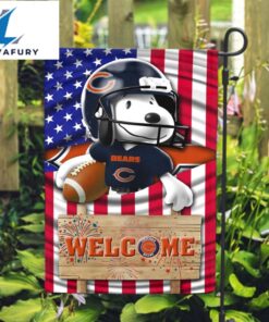 Snoopy Peanuts Chicago Bears Welcome…