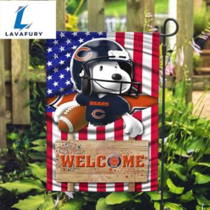 Snoopy Peanuts Chicago Bears Welcome…