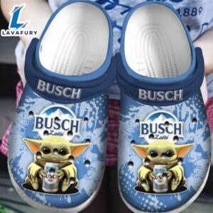Baby Yoda Hug Busch Latte Clog Shoes