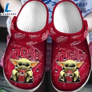 Baby Yoda Hug Dr Pepper Crocband Clog Shoes For Men Women