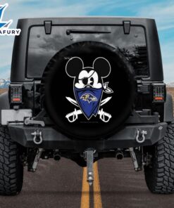 Baltimore Ravens Mickey Pirates Spare Tire Cover