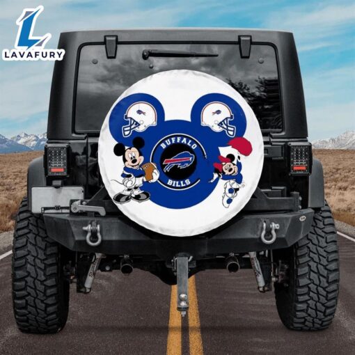 Buffalo Bills Mickey Minnie Car Spare Tire Cover