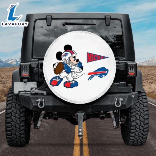 Buffalo Bills Mickey v1 Car Spare Tire Cover