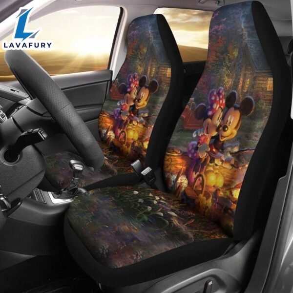 Camping Mickey And Minnie Car Seat Covers