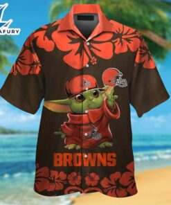 Cleveland Browns Baby Yoda Tropical…