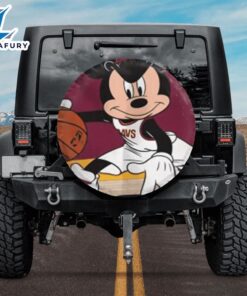 Cleveland Cavaliers Mickey Mouse Car Spare Tire Cover