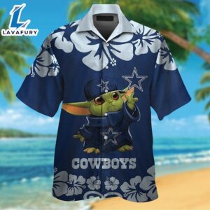 Dallas Cowboys Baby Yoda Tropical Hawaiian Shirt For Men And Women