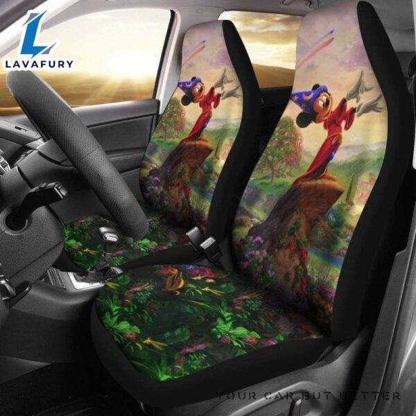 Disney Mickey In Wood Car Seat Covers