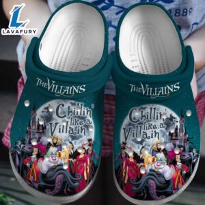 Disney Villains Cartoon Crocs Crocband Clogs Shoes Comfortable For Men Women and Kids