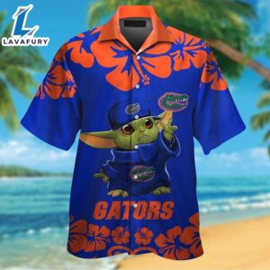 Florida Gators Baby Yoda Tropical Hawaiian Shirt For Men And Women