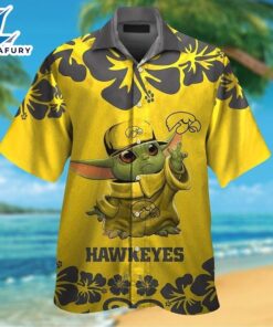 Iowa Hawkeyes Baby Yoda Tropical…