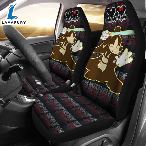 Jedi Mickey Lightsaber Star Wars Car Seat Covers