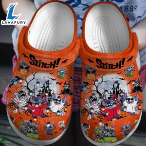 Lilo and Stitch Halloween Cartoon Crocs Crocband Clogs Shoes Comfortable For Men Women and Kids