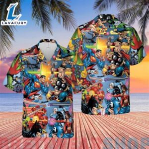 Marvel vs DC 4th Of July Hawaiian Shirt