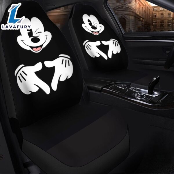 Mice Love Hand Mickey Disney Car Seat Covers