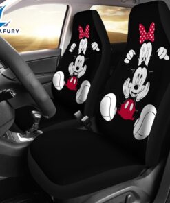 Mickey And Minnie Black Car…