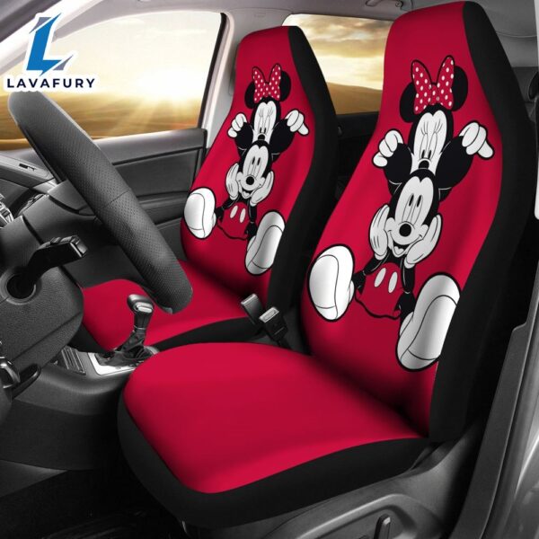 Mickey And Minnie Cute Vintage Car Seat Covers