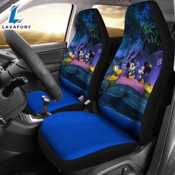 Mickey Minnie Pluto Picnic Car Seat Covers